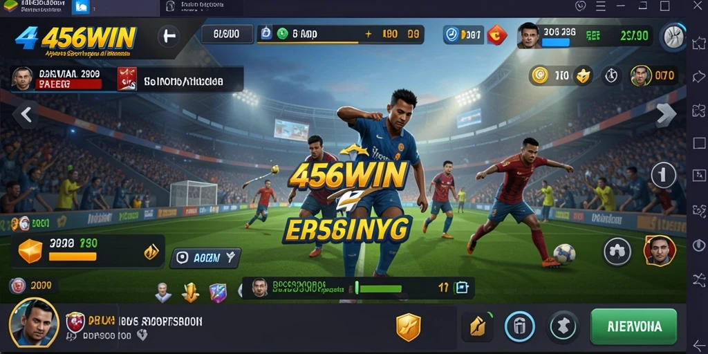 Screenshot utama 456WIN menampilkan gameplay Sportsbook yang dinamis.