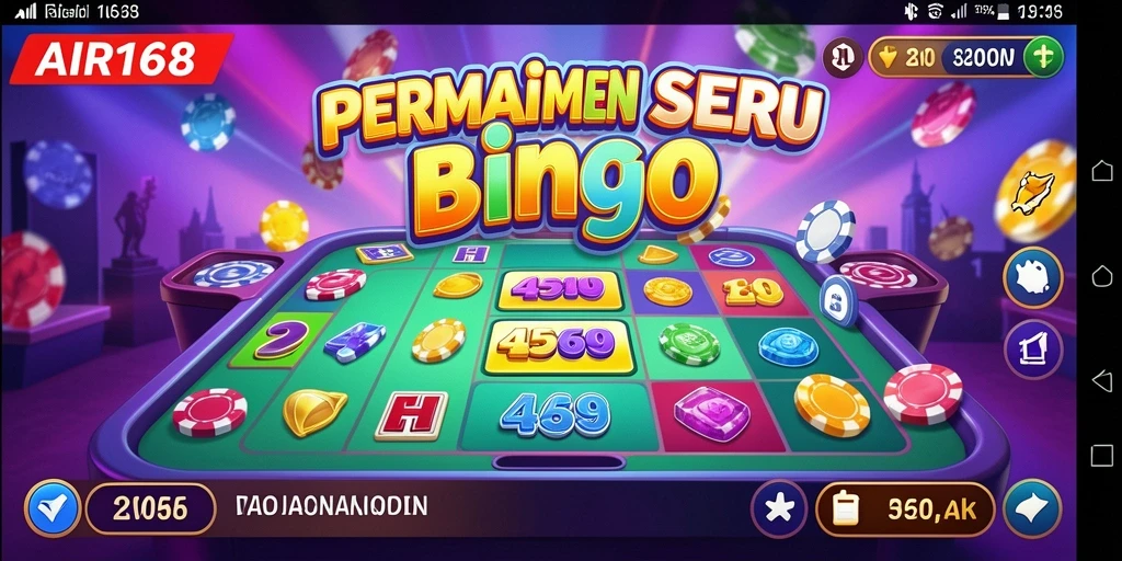 Gameplay seru dan interaktif dalam permainan Bingo AIR168.