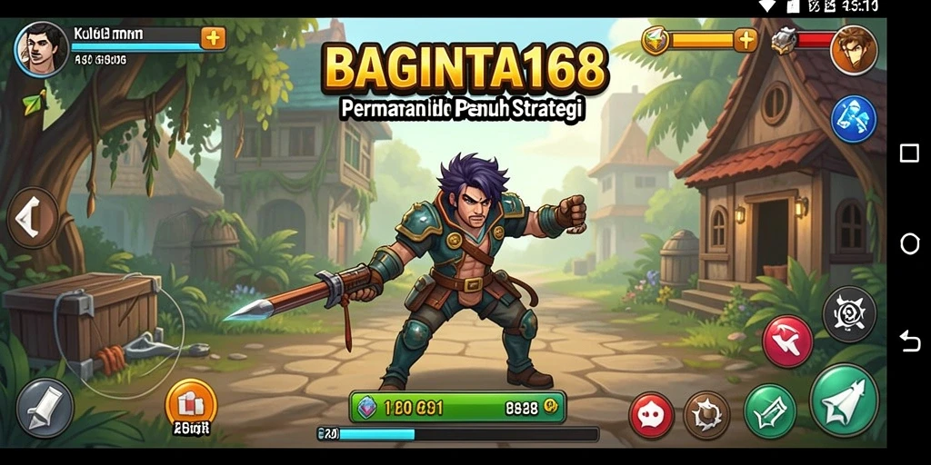 Screenshot utama dari gameplay BAGINTA168 menunjukkan tampilan menarik dalam permainan Idle.