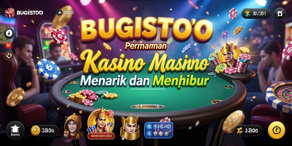 Tampilan menarik dari gameplay <strong>BUGISTOTO</strong> di kasino virtual.