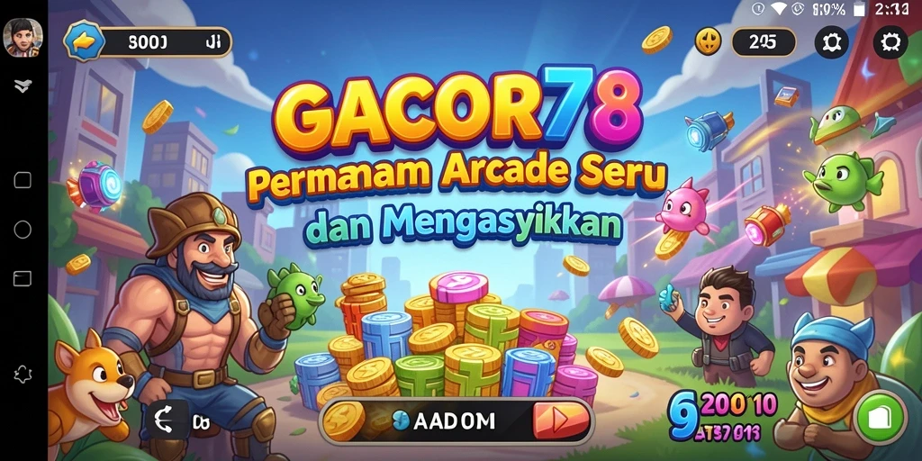 Tampilan screenshot utama GACOR78 dengan gameplay yang seru.