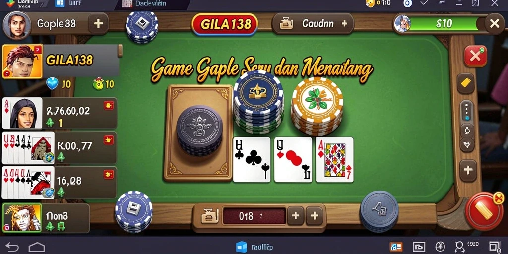 Screenshot dari gameplay seru GILA138 dengan teman-teman.