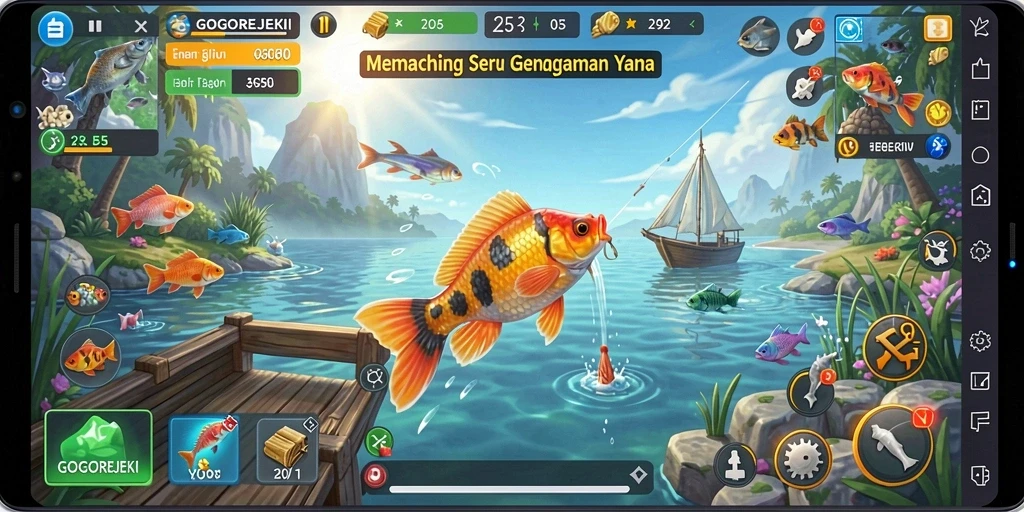 Tangkapan ikan yang memukau di GOGOREJEKI.