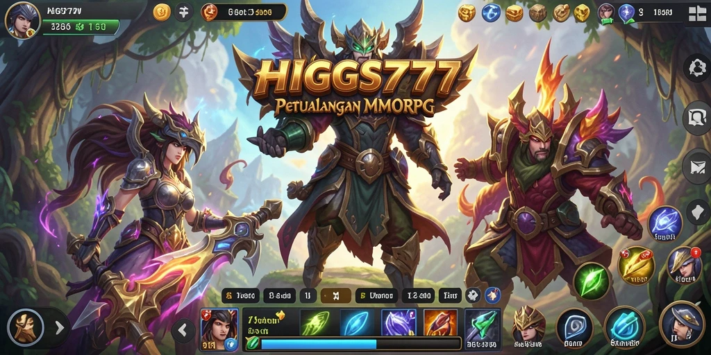 Gameplay HIGGS777 yang menakjubkan di dunia MMORPG.