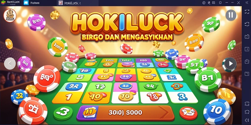Tampilan menarik dari gameplay HOKILUCK saat bermain Bingo.