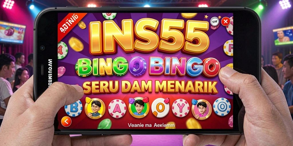 Gameplay seru INS55 dengan fitur Bingo interaktif.