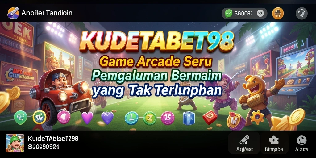 Tampilan gameplay seru dari KUDETABET98 dengan berbagai karakter menarik.