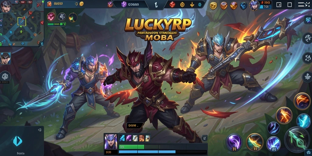 Tampilan gameplay LUCKYRP yang menegangkan dan penuh aksi.
