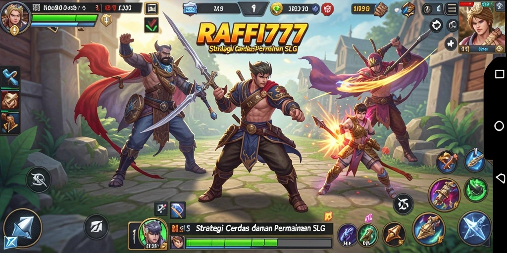 Screenshot gameplay RAFFI777 menampilkan aksi strategi yang mendebarkan.
