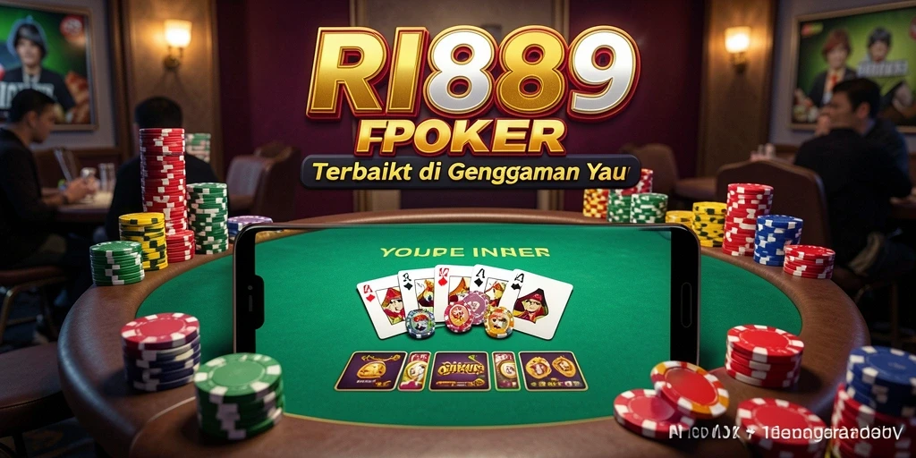 Tampilan gameplay poker yang menegangkan dan mengasyikkan.