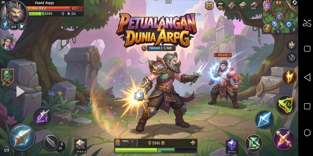 Tampilan gameplay ARPG yang menakjubkan dan mendebarkan.