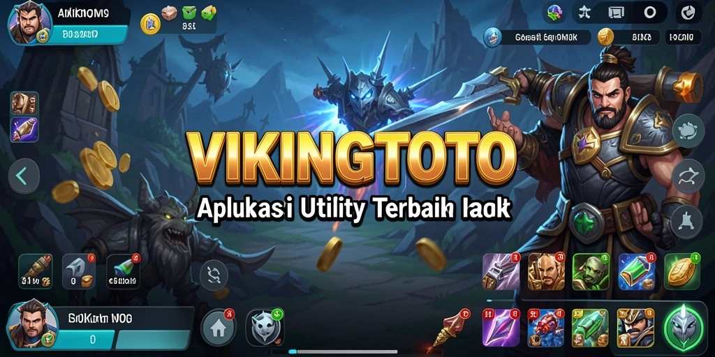 Tampilan antarmuka pengguna VIKINGTOTO yang menarik dan fungsional.
