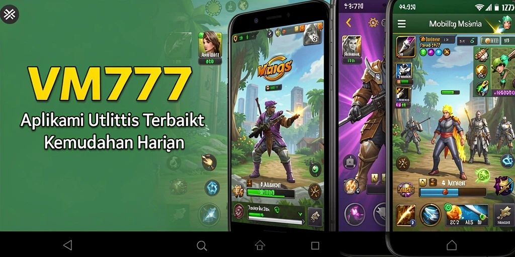 Tampilan antarmuka pengguna VM777 yang sederhana dan fungsional.