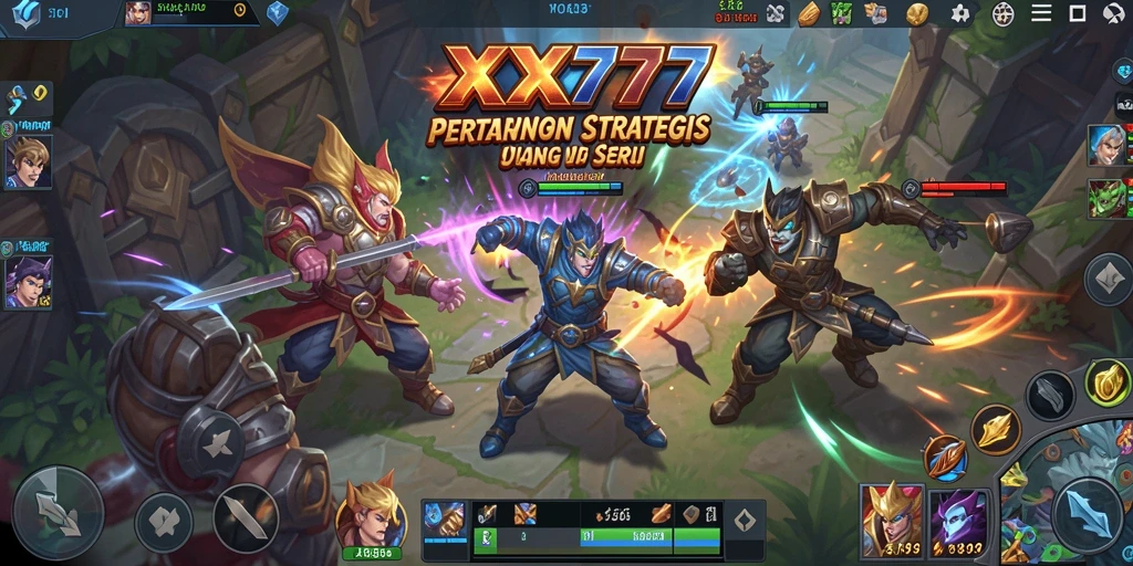 Gameplay seru dan dinamis dalam XXX777, pengalaman MOBA yang tak terlupakan.